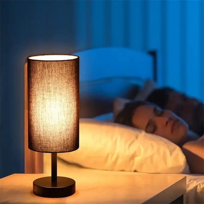 Wood Grain Touch Table Lamp
