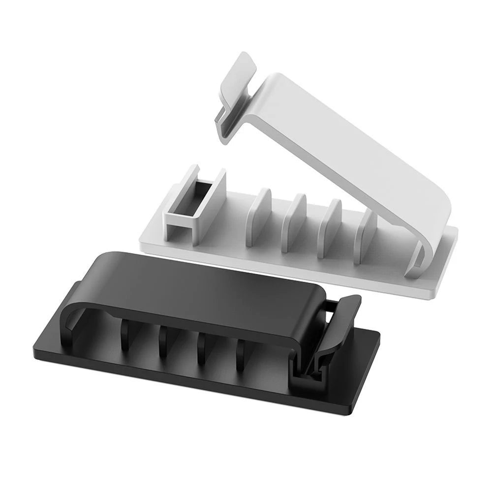 Dual-Use Computer Desk Cable Tray