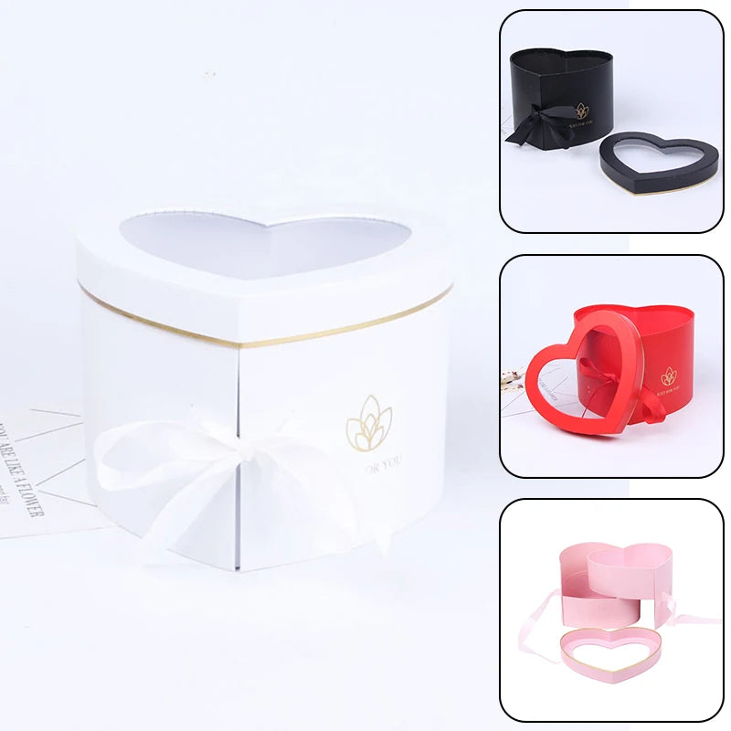 Heart-Shaped Rotating Flower Box