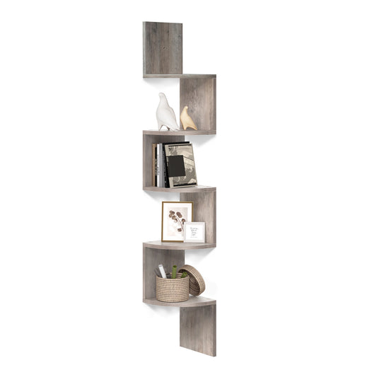 Home Office Corner Storage Shelf