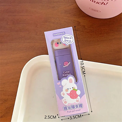 Cartoon Pet Push-Pull Eraser