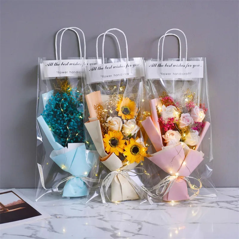 Soap Flower Gift Box Bouquet