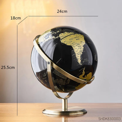 Retro Modern World Globe Decor
