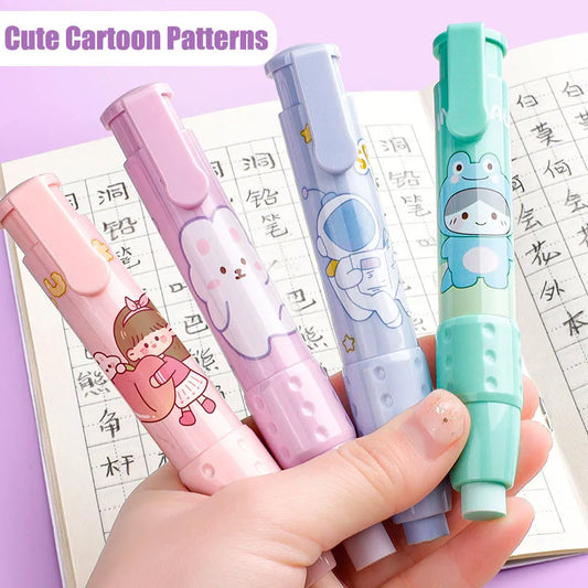 3-in-1 Retractable Eraser Pen
