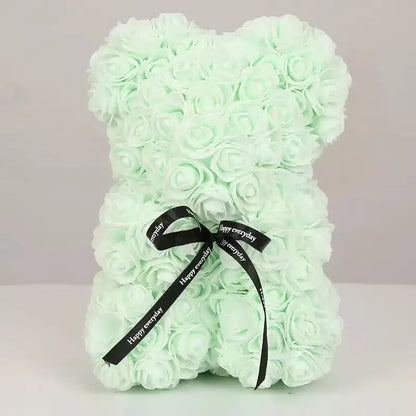 25cm Teddy Rose Flower Bear