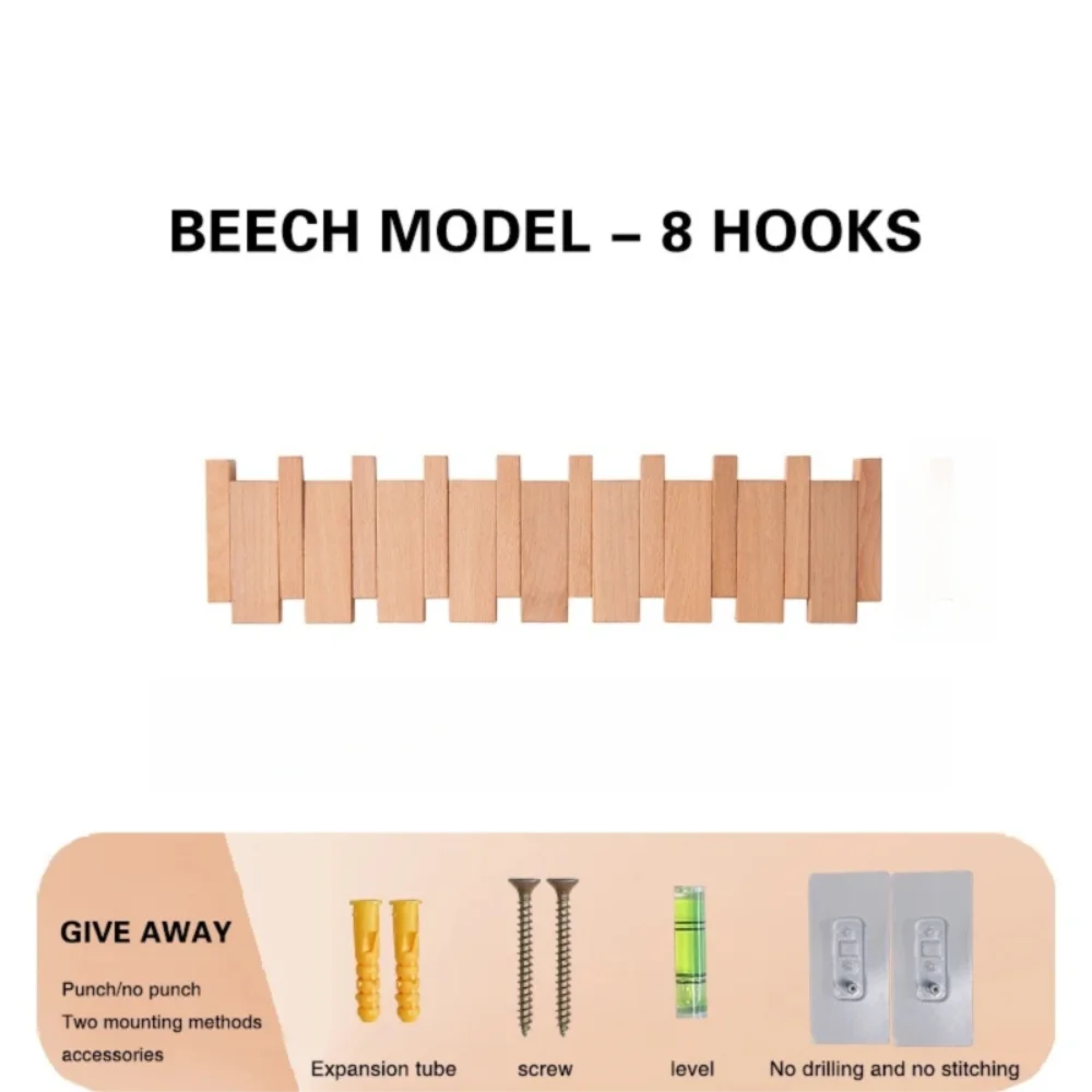 Piano Key Wall Coat Rack