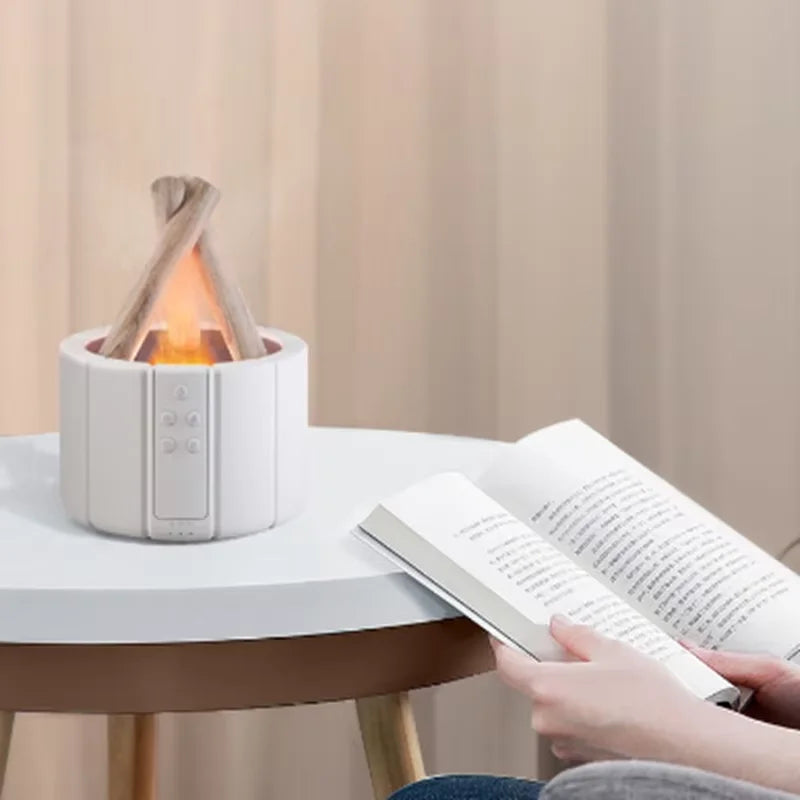 Simulated Flame Aroma Humidifier