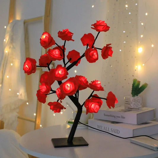24-LED Rose Tree Lamp