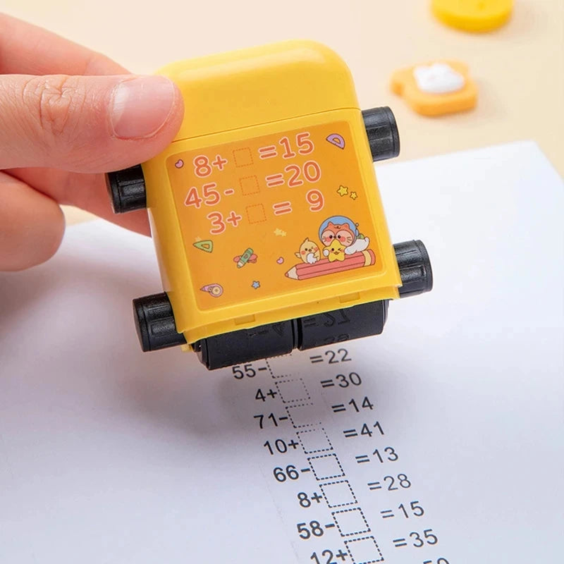 2-in-1 Reusable Math Roller Stamp