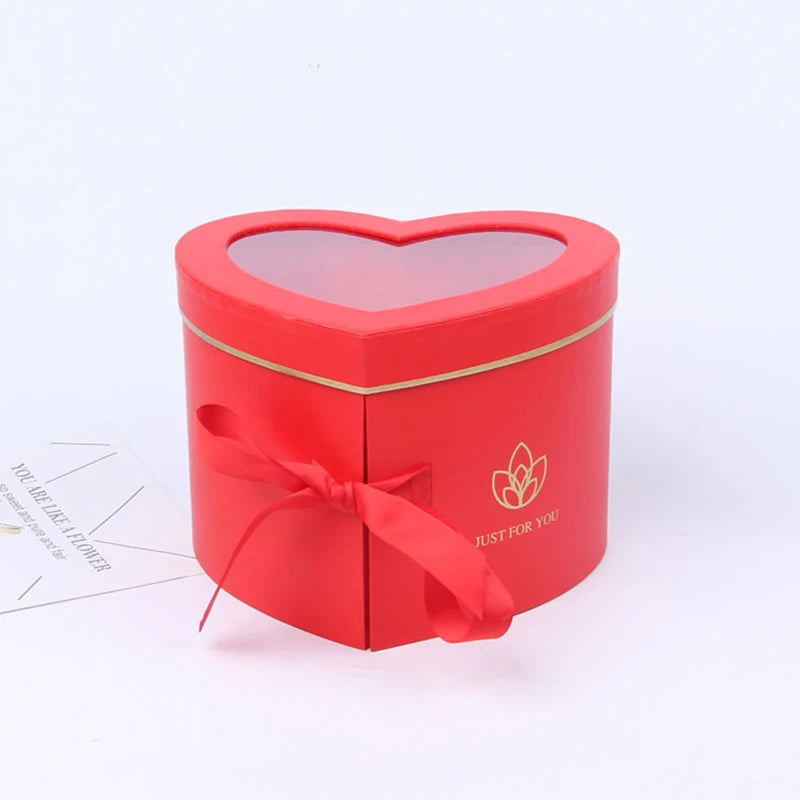Heart-Shaped Rotating Flower Box