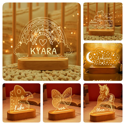 Custom Name Kids Night Light