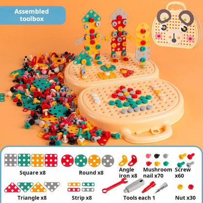 Kids Electric Toolbox Puzzle Toy