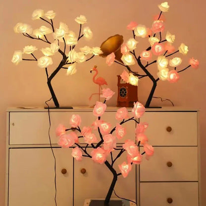 24-LED Rose Tree Lamp