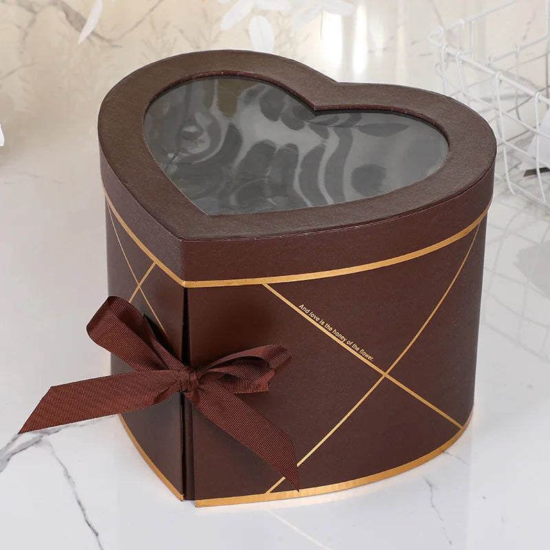 Heart-Shaped Rotating Flower Box