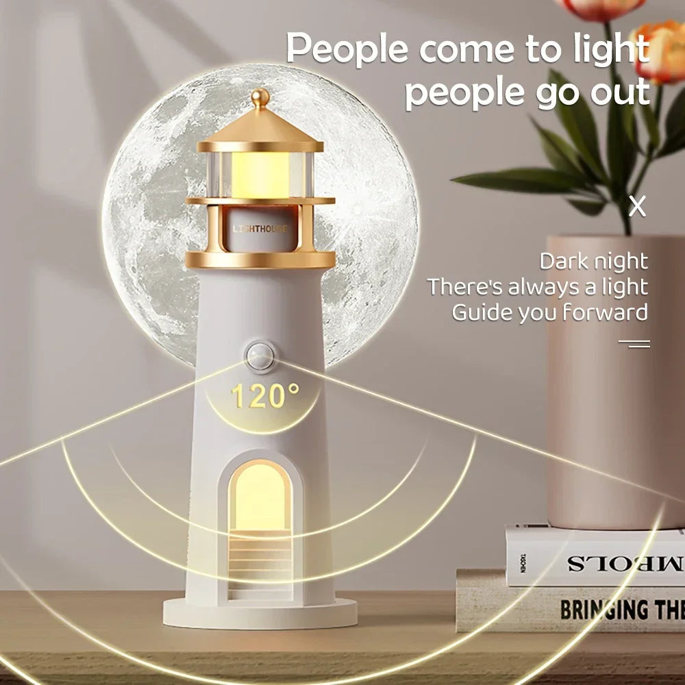 Moon Lighthouse Projection Lamp