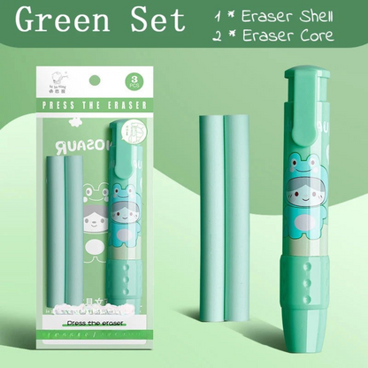 3-in-1 Retractable Eraser Pen